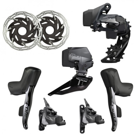 SRAM Force eTap AXS 2x12 Road upgrade set con freni a disco idraulici