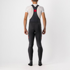 calzamaglia castelli velocissimo 5 bibtight nero/rosso