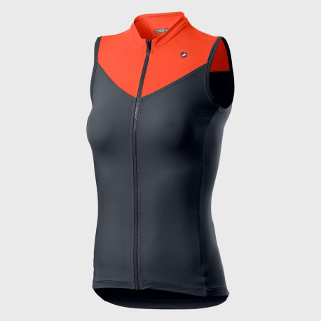 MAGLIETTA DONNA CASTELLI SOLARIS SLEEVELESS JERSEY