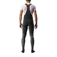 Pantalone Salopette Ciclismo Leggero Lungo Felpato Invernale Castelli LW 2 Bib Tight