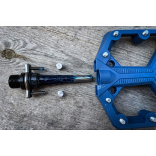 Pedali Flat Con Pin Enduro Downhill Ebike CrankBrothers Stamp 1 V2 Gen2 Large 16815 Blue