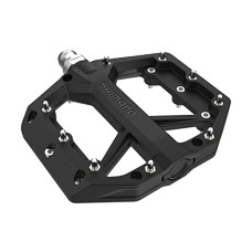 Pedale Flat Con Pin acciaio Enduro Ebike Downhill Shimano Flat Pedals PD-GR400 Black 400GR